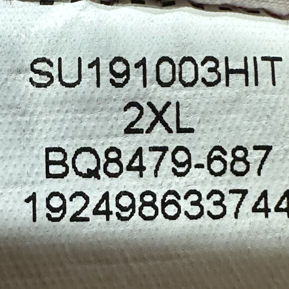 Jordan Air Nike Basketball Jersey Tank Shirt 2XL Red Mesh Mens Wings Logo Retro - Picture 8 of 8